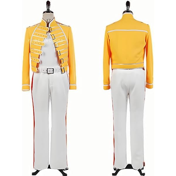 Amazon.co.jp: [KWAYA] QUEEN Freddie Mercury Costume, Cosplay